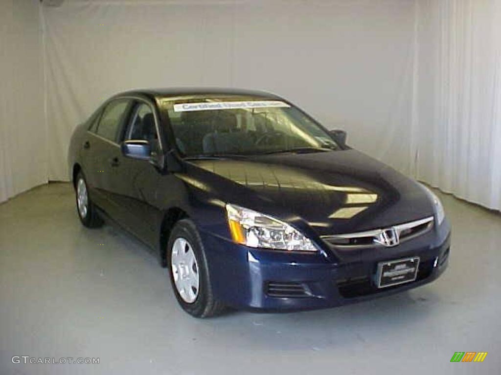 2006 Accord LX Sedan - Royal Blue Pearl / Gray photo #1