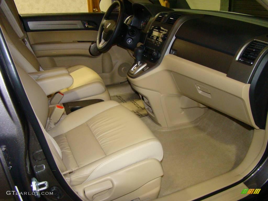 2009 CR-V EX-L 4WD - Urban Titanium Metallic / Ivory photo #9