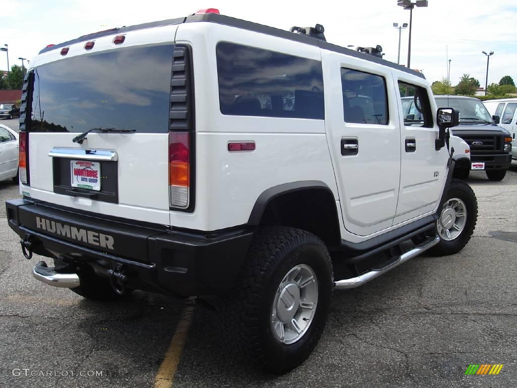 2004 H2 SUV - White / Wheat photo #5