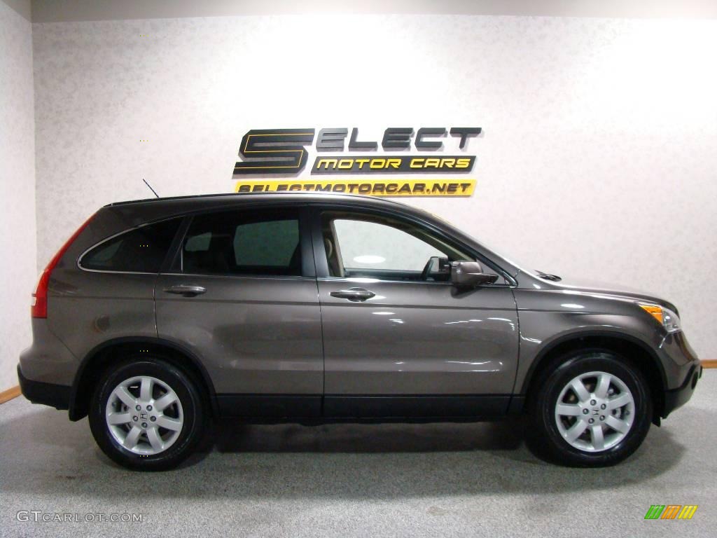 2009 CR-V EX-L 4WD - Urban Titanium Metallic / Ivory photo #18
