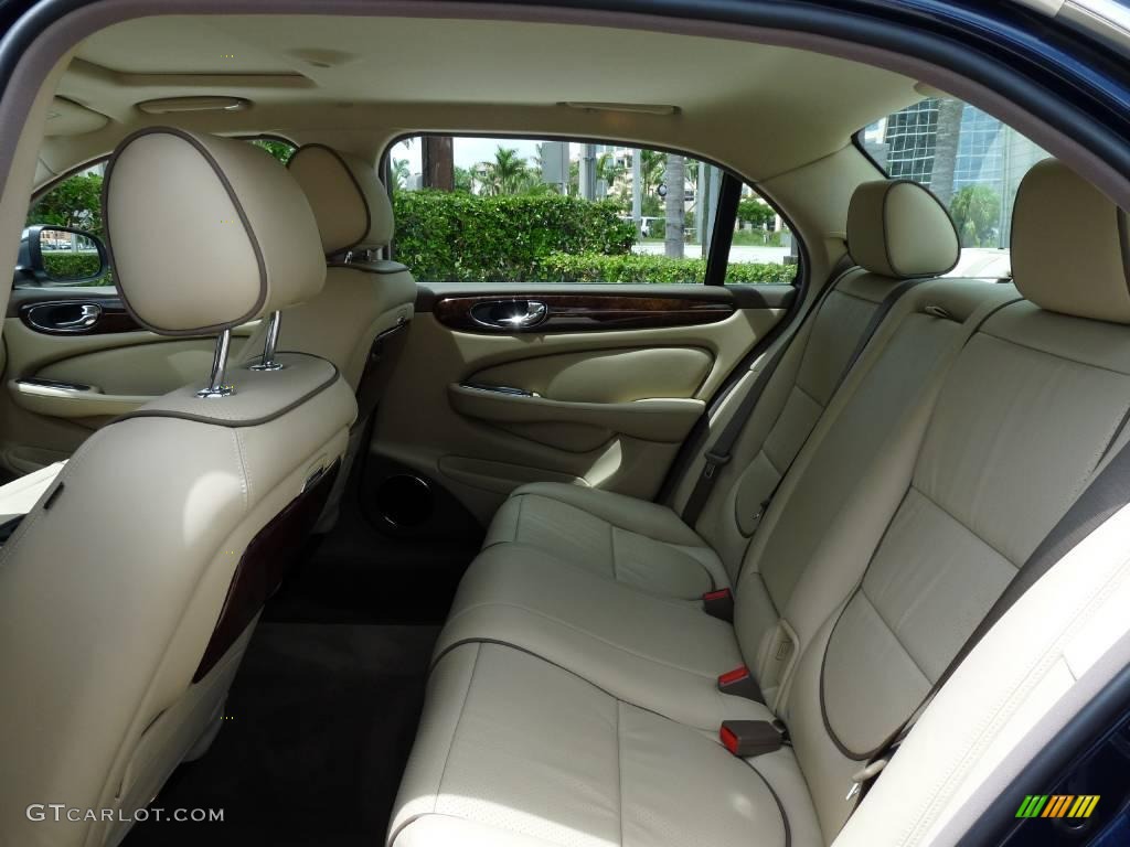 2009 XJ Vanden Plas - Indigo Blue / Barley/Mocha photo #12