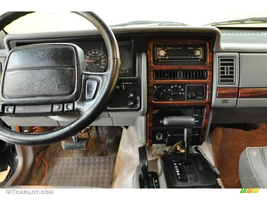 1994 Grand Cherokee Limited 4x4 - Black / Gray photo #7