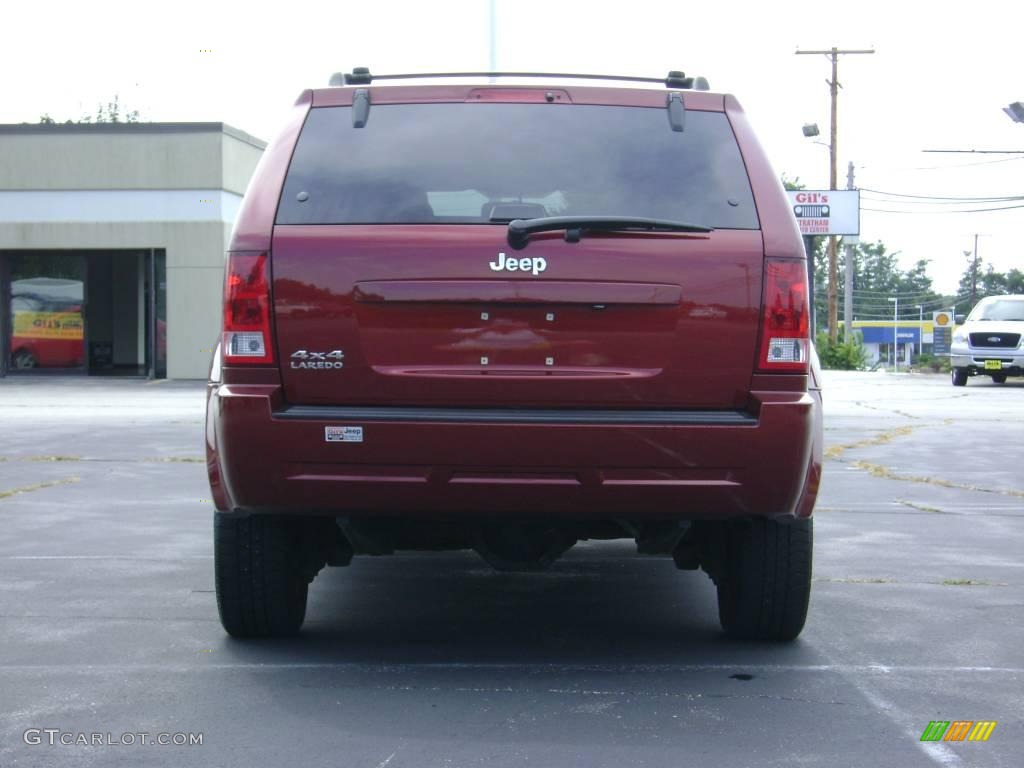 2006 Grand Cherokee Laredo 4x4 - Red Rock Crystal Pearl / Khaki photo #6