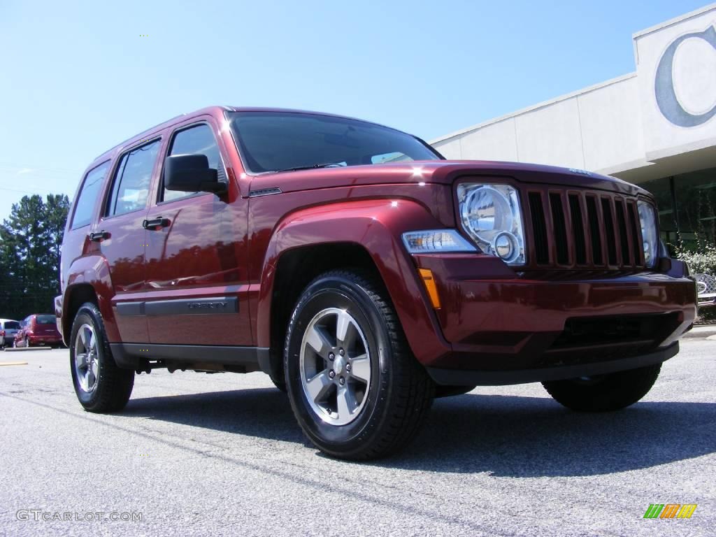 2008 Liberty Sport - Red Rock Crystal Pearl / Pastel Slate Gray photo #2