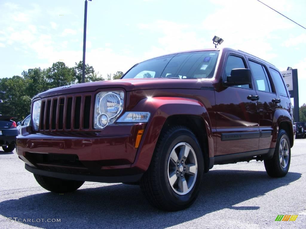 2008 Liberty Sport - Red Rock Crystal Pearl / Pastel Slate Gray photo #4