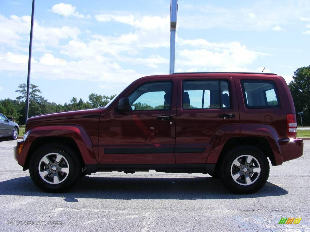 2008 Liberty Sport - Red Rock Crystal Pearl / Pastel Slate Gray photo #5