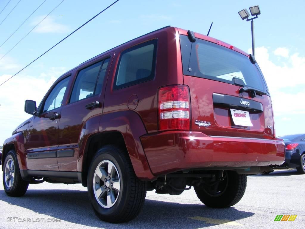 2008 Liberty Sport - Red Rock Crystal Pearl / Pastel Slate Gray photo #6