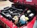2000 Flame Red Jeep Wrangler Sport 4x4  photo #22