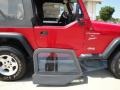 2000 Flame Red Jeep Wrangler Sport 4x4  photo #26