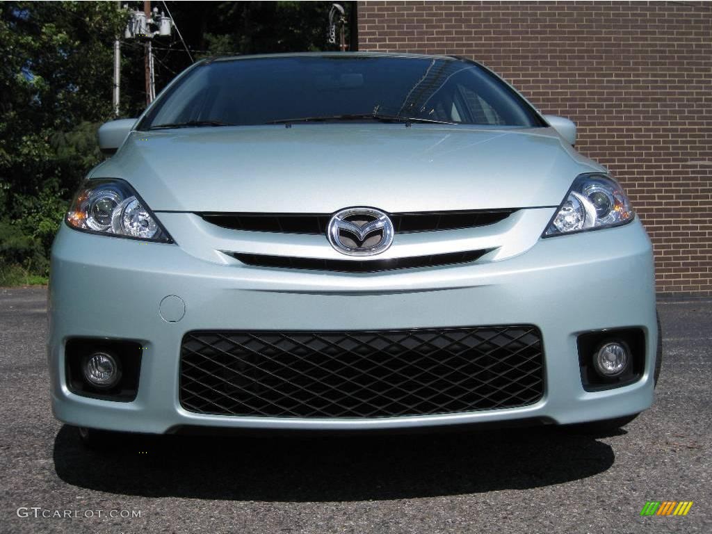 2006 MAZDA5 Sport - Stellar Silver Mica / Black photo #3