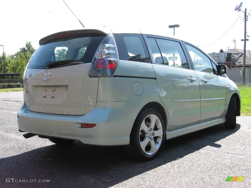 2006 MAZDA5 Sport - Stellar Silver Mica / Black photo #8