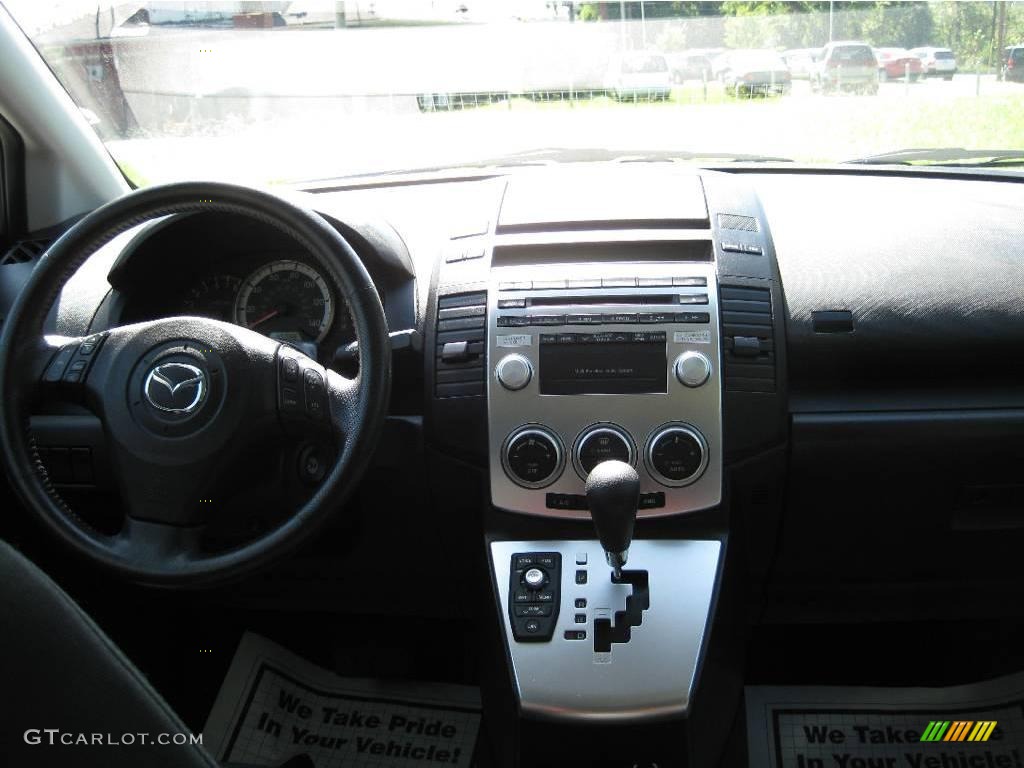 2006 MAZDA5 Sport - Stellar Silver Mica / Black photo #11