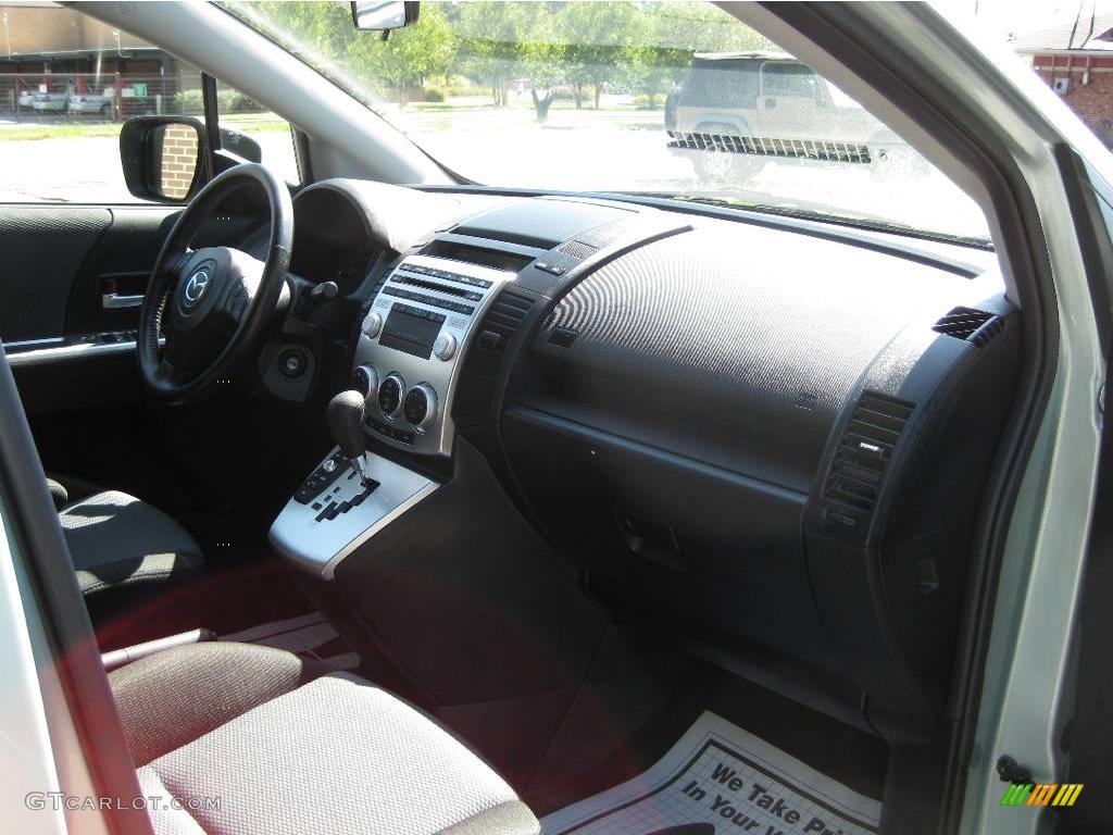2006 MAZDA5 Sport - Stellar Silver Mica / Black photo #20