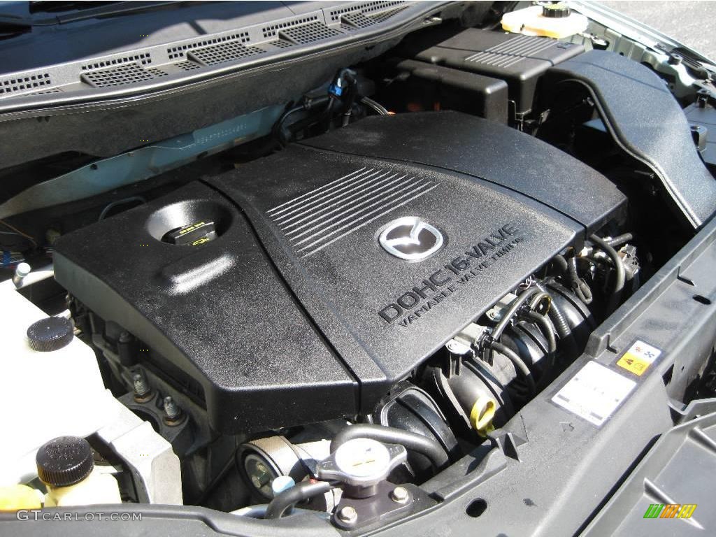 2006 MAZDA5 Sport - Stellar Silver Mica / Black photo #25