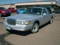 1997 Silver Frost Pearl Metallic Lincoln Town Car Executive  photo #1