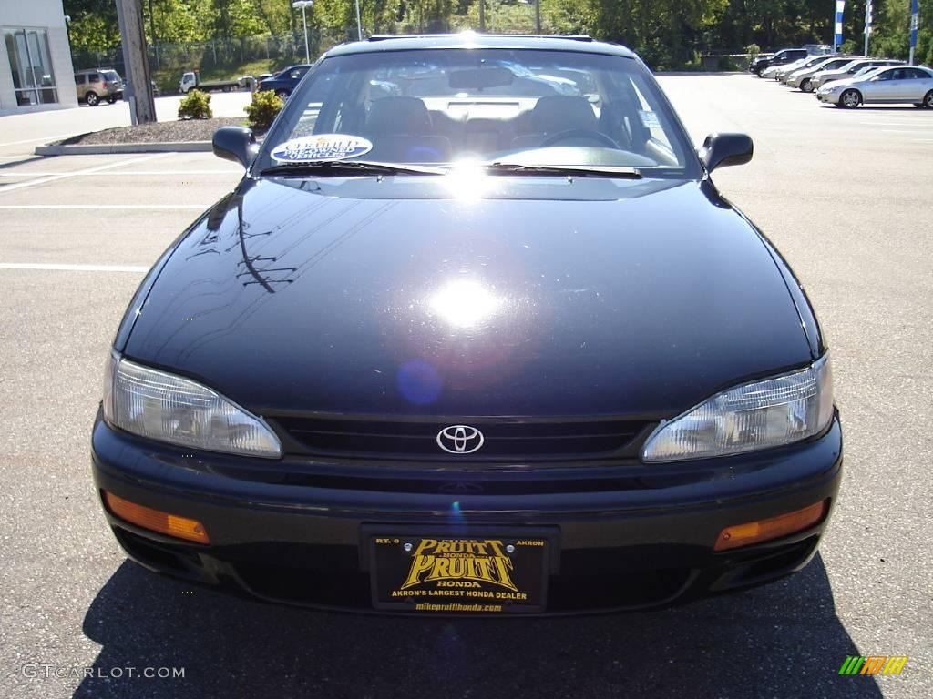 1996 Camry SE V6 Coupe - Black / Beige photo #8