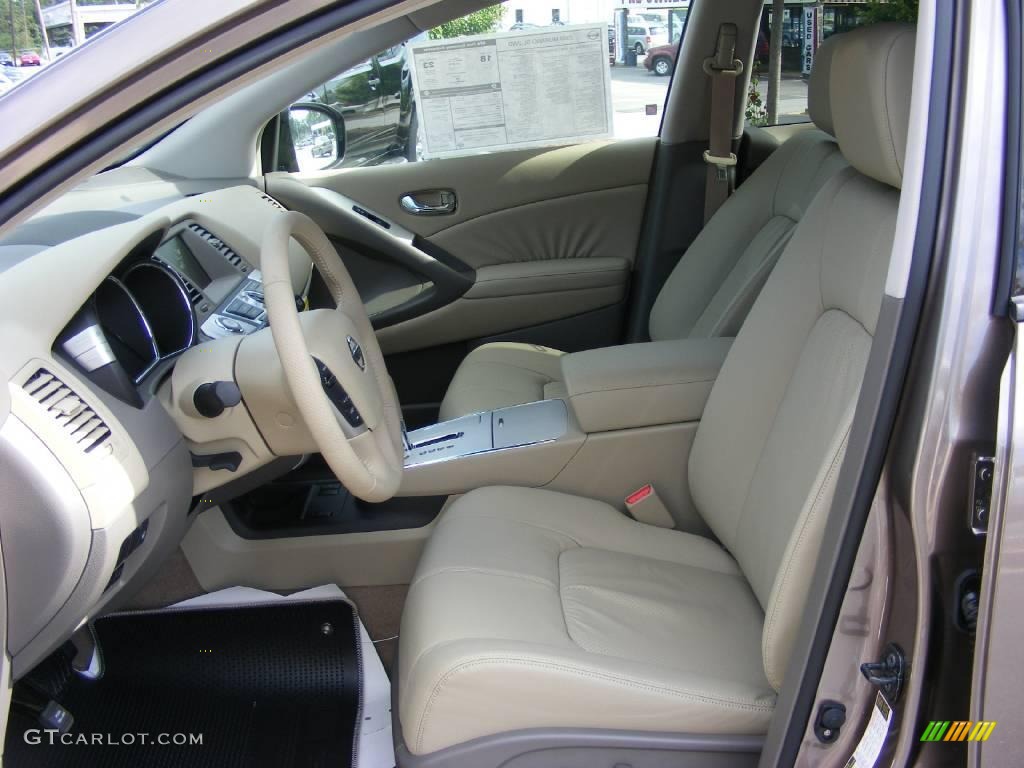 2009 Murano SL - Tinted Bronze Metallic / Beige photo #11