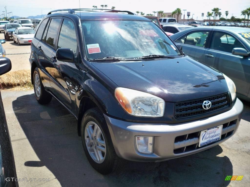 2002 RAV4 4WD - Black / Gray photo #5