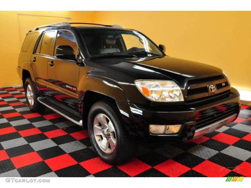 2004 4Runner Limited 4x4 - Black / Stone photo #1