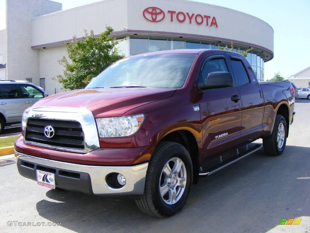 2008 Tundra SR5 Double Cab - Salsa Red Pearl / Graphite Gray photo #1