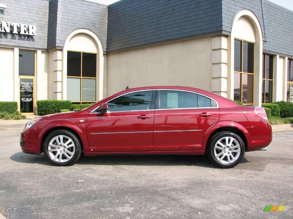 2008 Aura XE 3.5 - Red Jewel / Gray photo #4