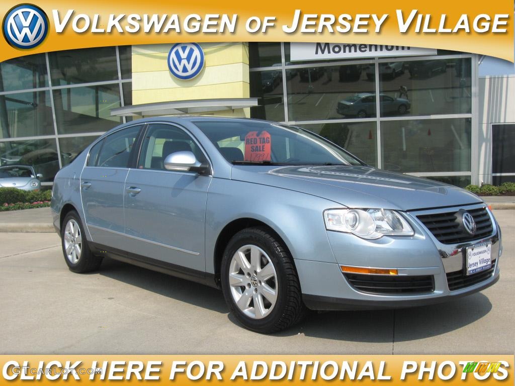 2006 Passat 2.0T Sedan - Arctic Blue Silver / Black photo #1