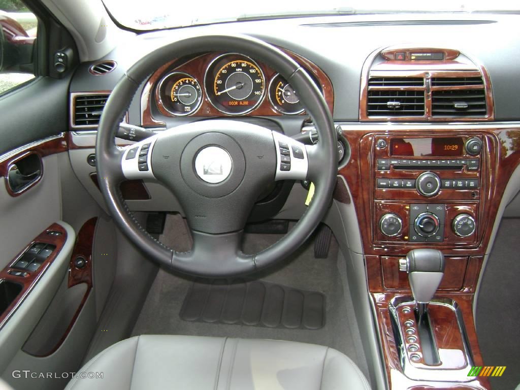 2008 Aura XE 3.5 - Red Jewel / Gray photo #14