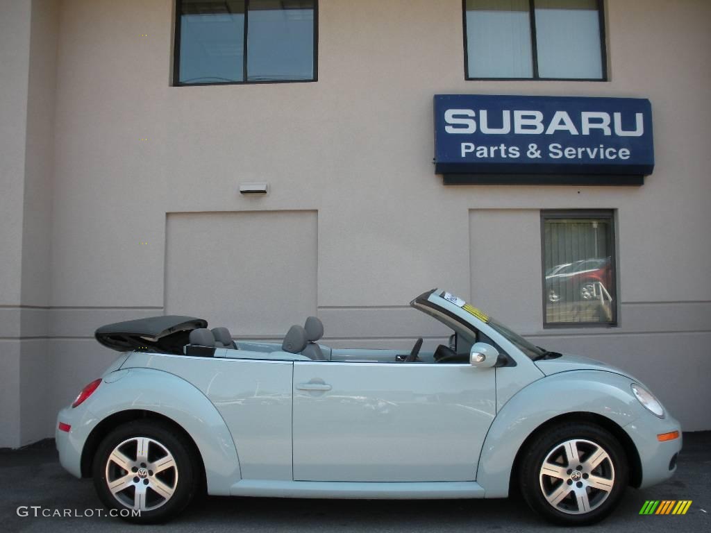 2006 New Beetle 2.5 Convertible - Aquarius Blue / Grey photo #5