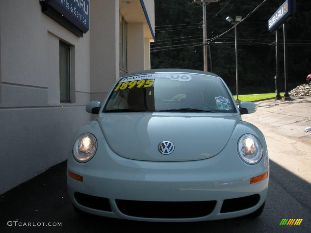 2006 New Beetle 2.5 Convertible - Aquarius Blue / Grey photo #7