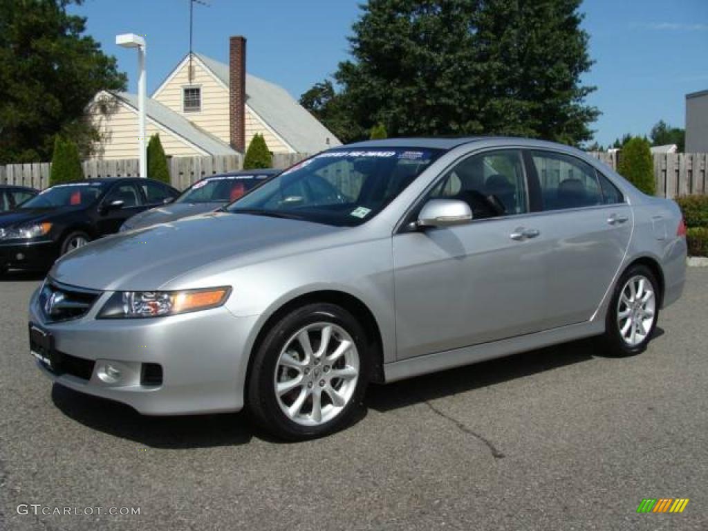 2006 TSX Sedan - Alabaster Silver Metallic / Ebony Black photo #3