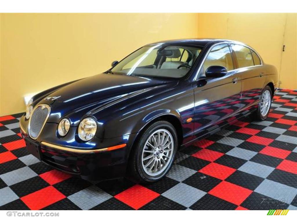 2006 S-Type 3.0 - Indigo Blue Metallic / Ivory photo #3