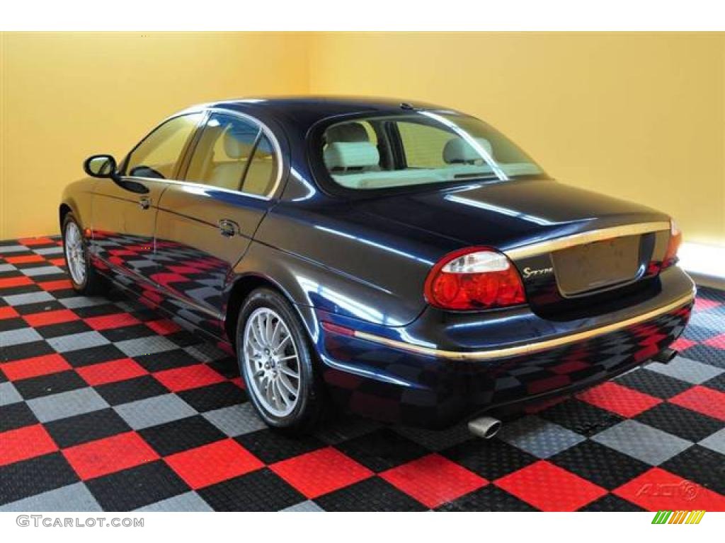 2006 S-Type 3.0 - Indigo Blue Metallic / Ivory photo #4