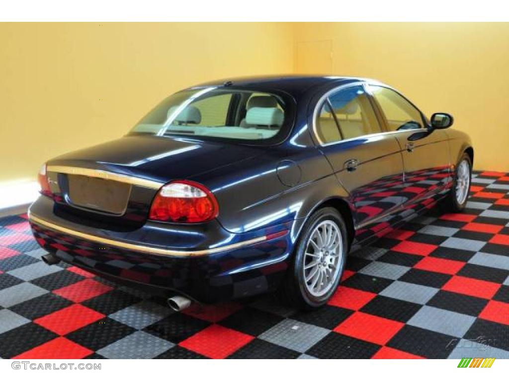 2006 S-Type 3.0 - Indigo Blue Metallic / Ivory photo #6