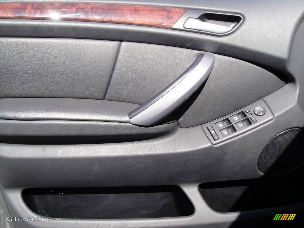 2006 X5 4.4i - Sterling Grey Metallic / Black photo #8