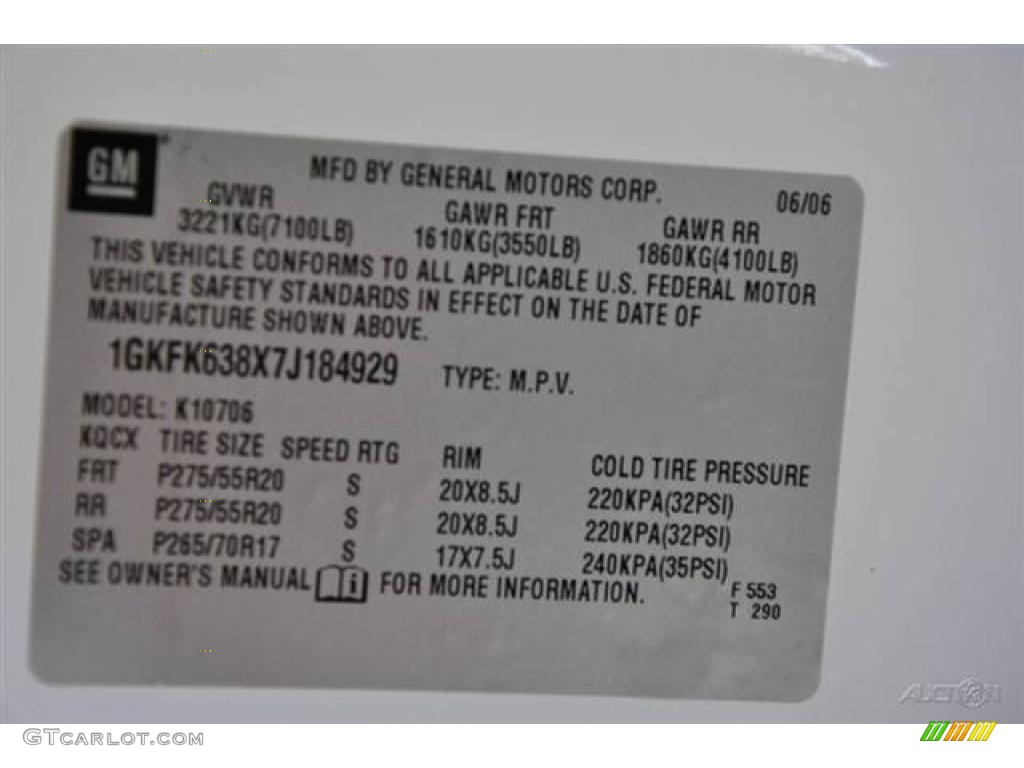 2007 Yukon Denali AWD - Summit White / Ebony Black photo #31