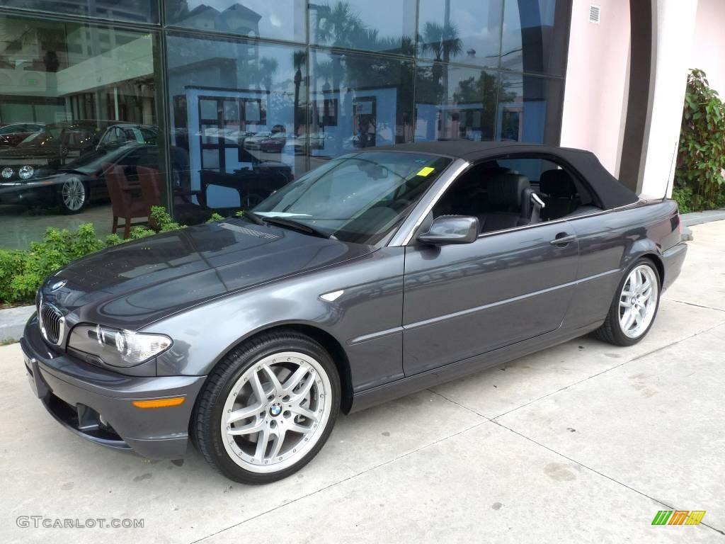 2006 3 Series 330i Convertible - Sparkling Graphite Metallic / Black photo #12