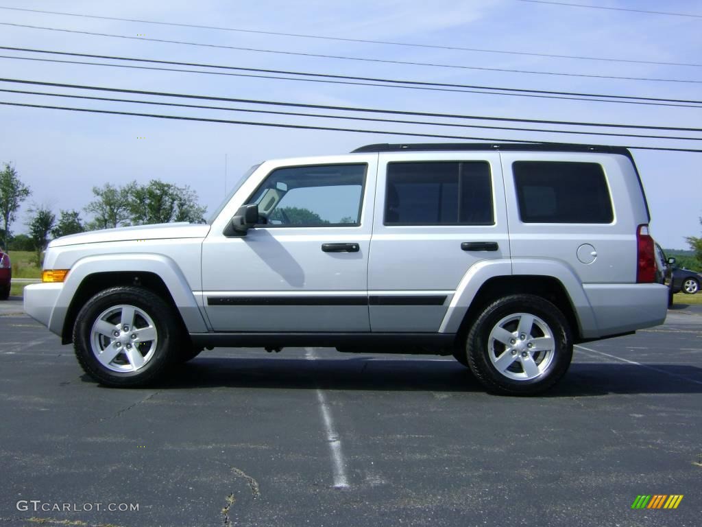 2006 Commander 4x4 - Bright Silver Metallic / Medium Slate Gray photo #4