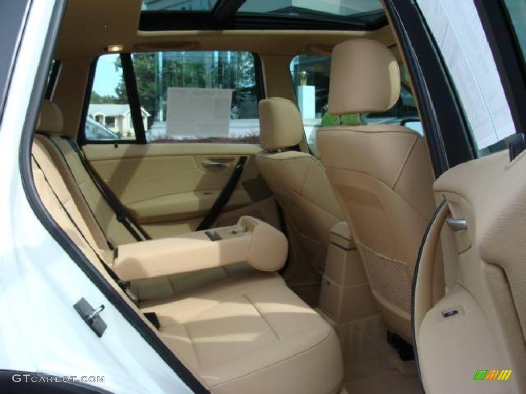 2007 X3 3.0si - Alpine White / Sand Beige photo #20