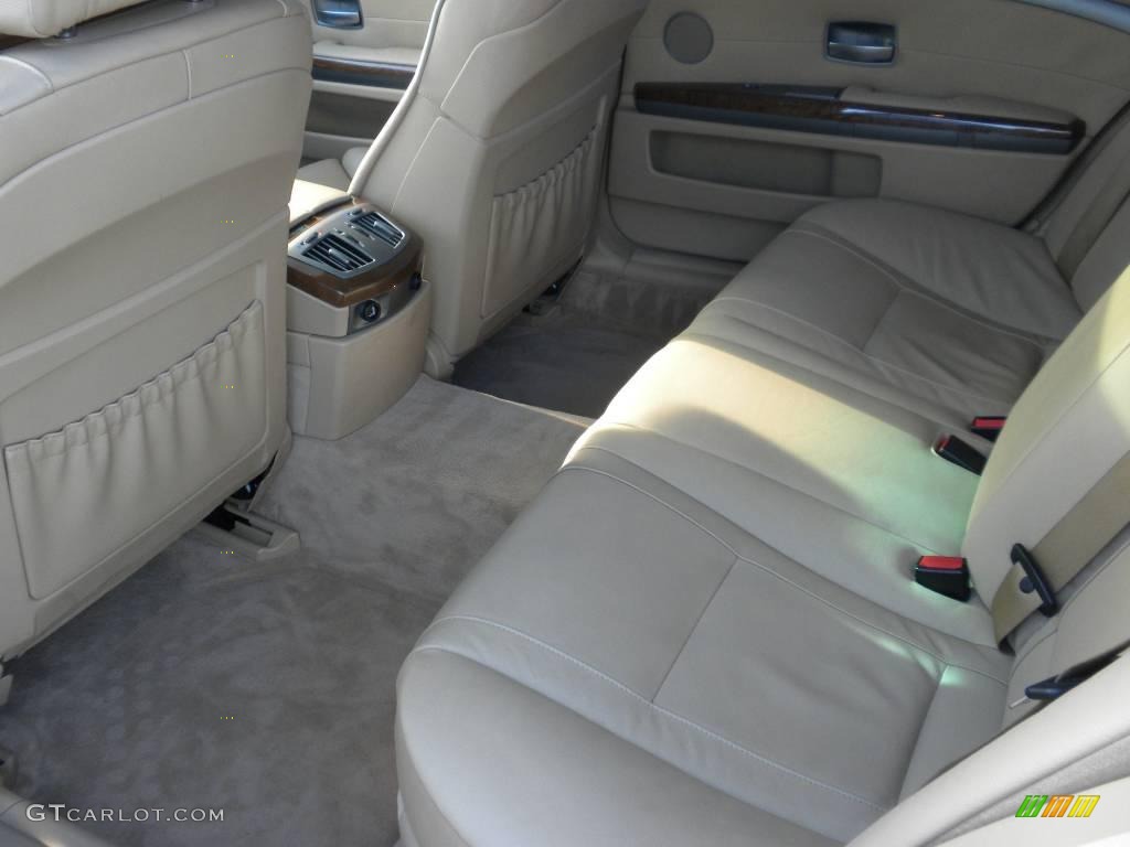 2007 7 Series 750Li Sedan - Alpine White / Beige photo #12