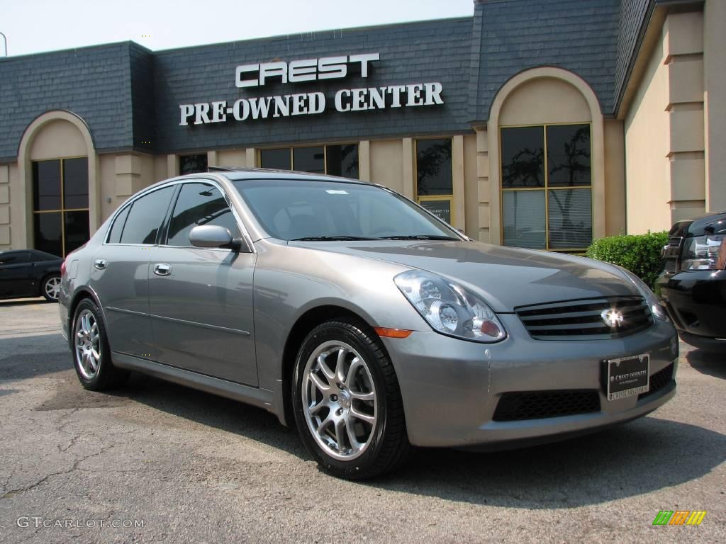 2006 G 35 Sedan - Diamond Graphite Metallic / Stone photo #1