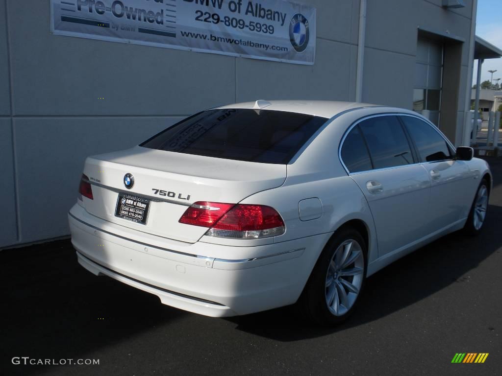 2007 7 Series 750Li Sedan - Alpine White / Beige photo #20
