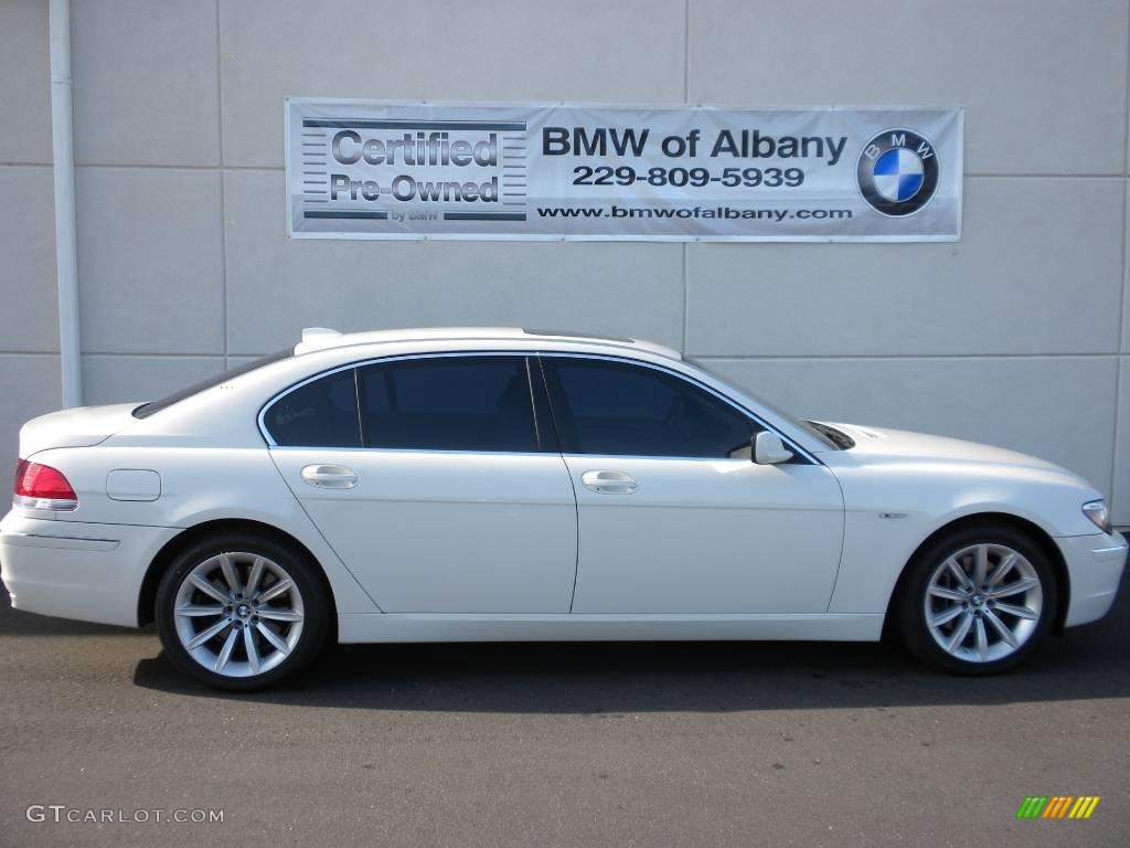 2007 7 Series 750Li Sedan - Alpine White / Beige photo #21
