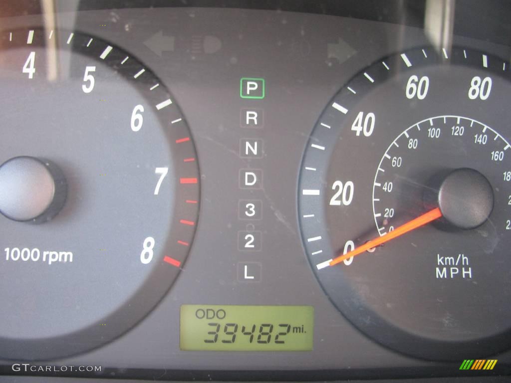 2006 Elantra GLS Sedan - Sterling Silver / Gray photo #15