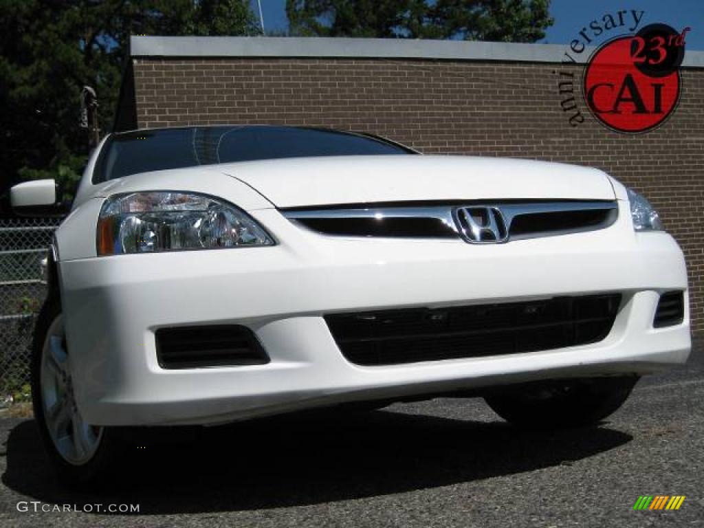 2006 Accord EX-L Sedan - Taffeta White / Ivory photo #1