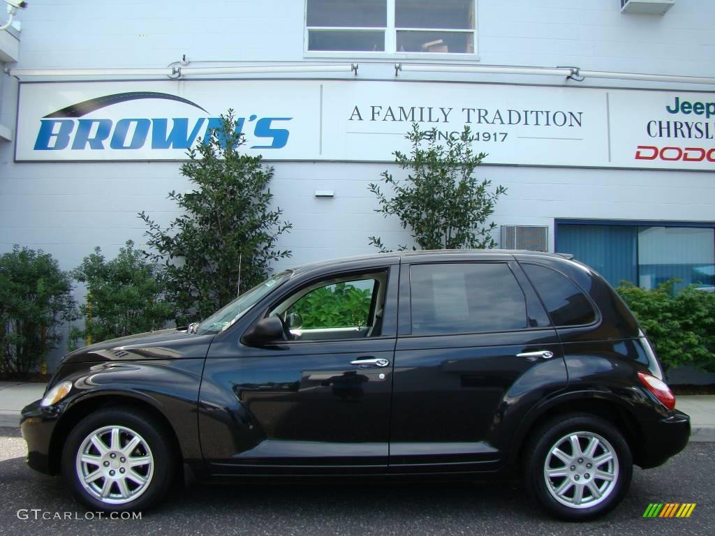 2008 PT Cruiser Touring - Brilliant Black Crystal Pearl / Pastel Slate Gray photo #1