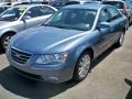 2009 Medium Silver Blue Hyundai Sonata Limited V6  photo #1