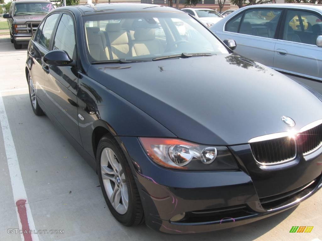 2008 3 Series 328i Sedan - Monaco Blue Metallic / Beige photo #1