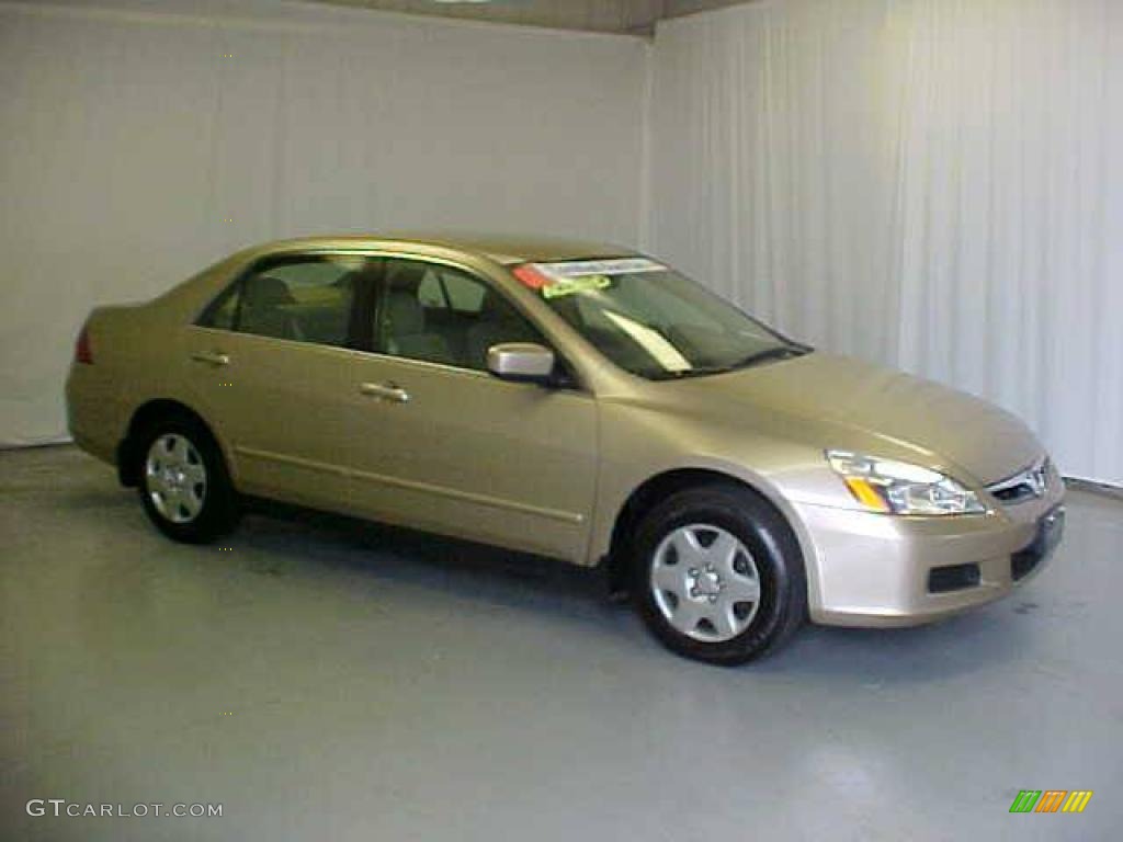 2006 Accord LX Sedan - Desert Mist Metallic / Ivory photo #1