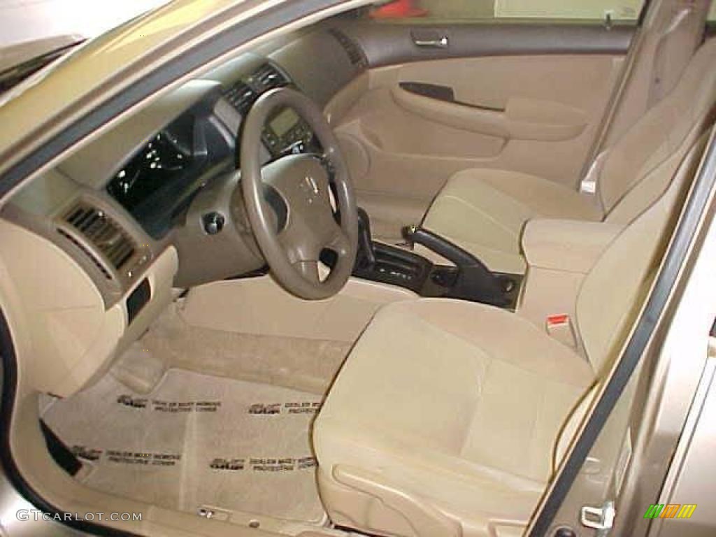 2006 Accord LX Sedan - Desert Mist Metallic / Ivory photo #10