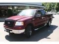 2006 Dark Toreador Red Metallic Ford F150 XLT SuperCab 4x4  photo #3